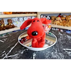 TY Beanie Baby - Rover the Red Dog | MWMT‎ | Vintage | Rare